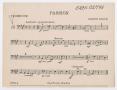 Musical Score/Notation: Passion: Trombone Part