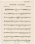 Musical Score/Notation: Sérénade Grotesque: Cornet 2 in B-flat Part