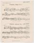 Musical Score/Notation: Dramatic Allegro & Pathetic Andante: Flute Part