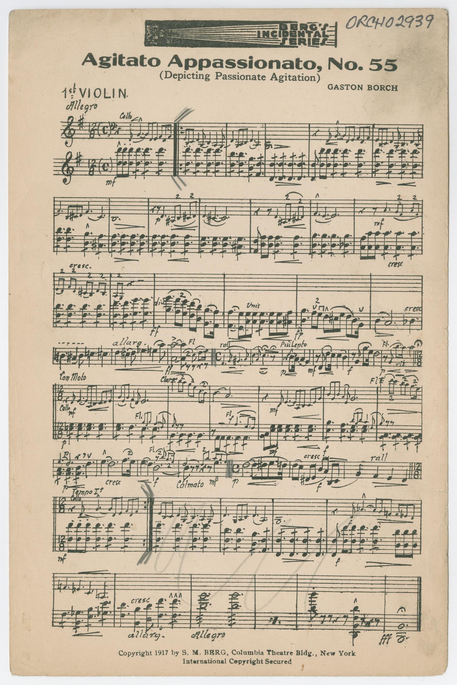 Agitato Appassionato: Violin 1 Part
                                                
                                                    [Sequence #]: 1 of 2
                                                