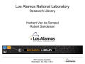 Presentation: Los Alamos National Laboratory