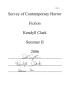 Thesis or Dissertation: Survey of Contemporary Horror Fiction