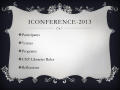 Thumbnail image of item number 2 in: 'Brown bag on iConference - 2013'.