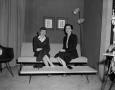 Primary view of [Margaret McDonald and air hostess]
