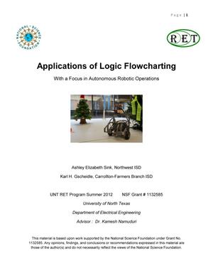 Primary view of object titled 'Applications of Logic Flowcharting With a Focus in Autonomous Robotic Operations'.