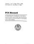 Primary view of FCC Record, Volume 1, No. 5, Pages 786 to 1040, November 24 - December 5, 1986