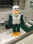 Photograph: [Scrappy balloon sculpture in Union building]