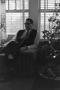 Photograph: [Photograph of Curt Stiles in a chair]