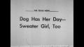 Video: [News Clip: Sweater girl and dog]