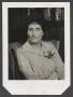 Photograph: [Portrait of Doris sitting in a chair, 2]