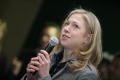 Photograph: [Chelsea Clinton speaking at UNT event]