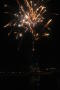Photograph: [Firework bursts at UNT Bonfire]