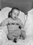 Photograph: [Photograph of Byrd IV sitting on a couch as a baby]
