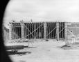Photograph: [Workers building the Amon G. Carter Stadium]