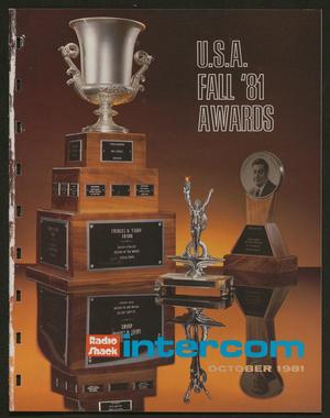 Primary view of object titled 'Intercom, Awards Issue, October 1981'.