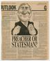 Primary view of [Clipping: "Preacher or statesman?: a toned-down Jerry Falwell ponders what his role should be in a post-Ronald Reagan era", Dallas Times Herald]
