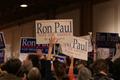 Photograph: [Photograph of crowd holding Ron Paul signs 2]