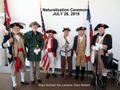 Photograph: [TXSSAR Color Guard at July 26, 2019 naturalization ceremony]