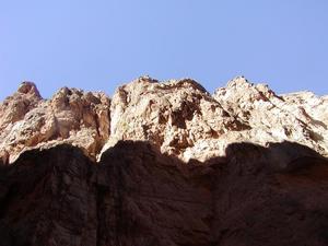 Primary view of object titled '[Canyon cliff at Big Bend, 2]'.