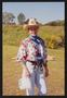 Photograph: [Crew member in cowgirl costume, 2: Lone Star Ride 2001 event photo]