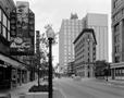 Primary view of [Houston Street in Fort Worth, including the flatiron building]