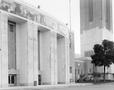 Photograph: [The exterior of the Will Rogers Memorial Center]