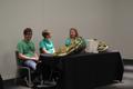 Photograph: [Three students with two tubas, College of Music at the Perot Museum]