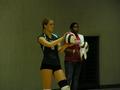 Photograph: [Katy Prokof prepares to serve at 2006 Sun Belt Conference, 4]