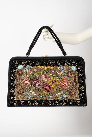Primary view of object titled 'Embellished handbag'.