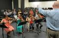 Photograph: [Collegium Singers and Baroque Orchestra rehearse in Berkeley, 2]