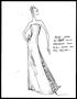 Artwork: [Sketch created by Michael Faircloth of a dress with an underskirt, 2]