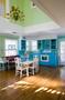 Photograph: [Enchanting Blue Oasis: Kitchen Elegance with Sunlit Splendor and Del…