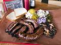 Photograph: [Sumptuous Meat Platter at Stanley's Famous Pit Bar-B-Q, Tyler, Texas]