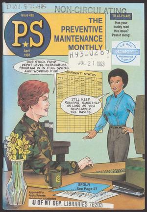 Primary view of object titled 'P.S. Magazine, Issue 485, April 1993'.