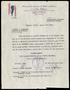Primary view of [Letter from a radio announcer association to Pedro J. Gonzalez, 6]