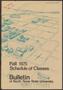 Book: North Texas State University Schedule of Classes: Fall 1975
