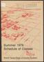 Thumbnail image of item number 1 in: 'North Texas State University Schedule of Classes: Summer 1976'.