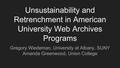 Presentation: Unsustainability and Retrenchment in American University Web Archives…