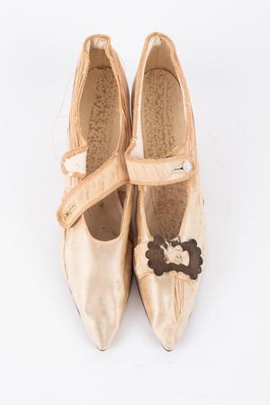 Primary view of object titled 'Wedding shoes'.