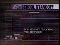 Primary view of [News Clip: School Standoff]