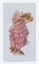 Image: [Paper Doll Pink Ruffled Dress with Flowers]