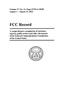 Primary view of FCC Record, Volume 37, No. 11, Pages 9178 to 10105 August 1 - August 31, 2022
