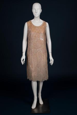 Primary view of object titled 'Silk chiffon dress'.