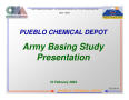 Text: Pueblo CD Installation Familiarization Briefing (10 Feb 04)