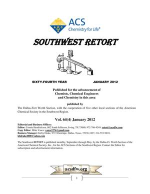 Primary view of object titled 'Southwest Retort, Volume 64, Number 4, January 2012'.