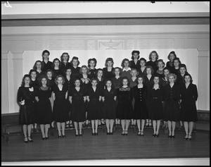 Primary view of object titled '[The 1942 All Female Campus Choir]'.