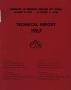Primary view of University of Chicago Laboratory of Molecular Structure and Spectra Technical Report: 1967