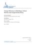 Report: Energy Efficiency in Buildings: Critical Barriers and Congressional P…