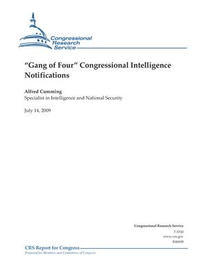 Primary view of object titled '"Gang of Four" Congressional Intelligence Notifications'.