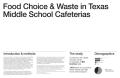 Primary view of Food Choice and Waste in Texas Middle School Cafeterias